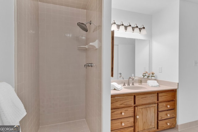 1590 Sunnybrook Farm Rd, Atlanta, GA 30350 - full bath featuring vanity and a tile shower