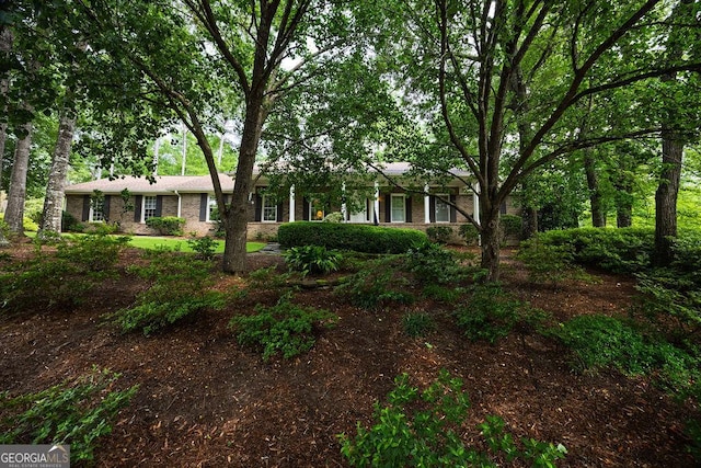 205 Castlegate Rd, Macon, GA 31210 - view of front of home featuring brick siding