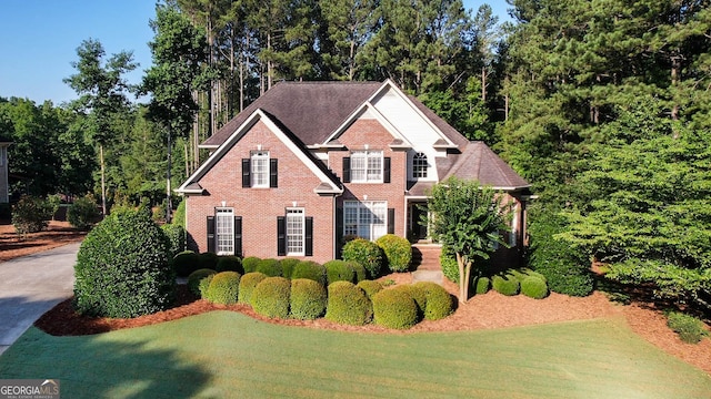 1030 Spring Lake Dr, Bishop, GA 30621 - view of front of property featuring brick siding and a front yard