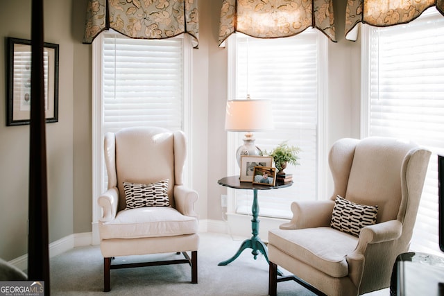 1030 Spring Lake Dr, Bishop, GA 30621 - sitting room with carpet flooring and baseboards