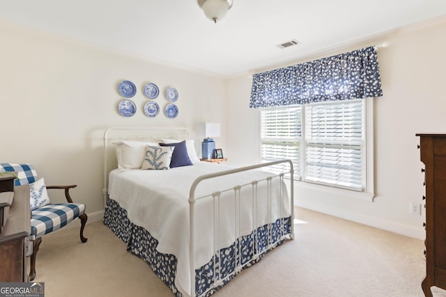 1030 Spring Lake Dr, Bishop, GA 30621 - carpeted bedroom featuring crown molding and baseboards