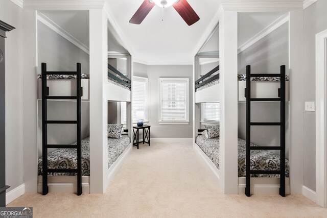 1030 Spring Lake Dr, Bishop, GA 30621 - bedroom featuring carpet floors and ornamental molding