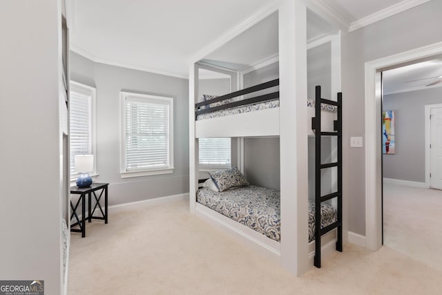 1030 Spring Lake Dr, Bishop, GA 30621 - carpeted bedroom featuring crown molding