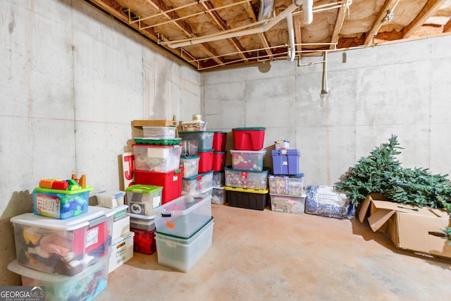 1030 Spring Lake Dr, Bishop, GA 30621 - view of unfinished below grade area