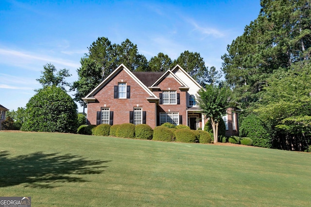 1030 Spring Lake Dr, Bishop, GA 30621 - view of front of home featuring brick siding and a front yard