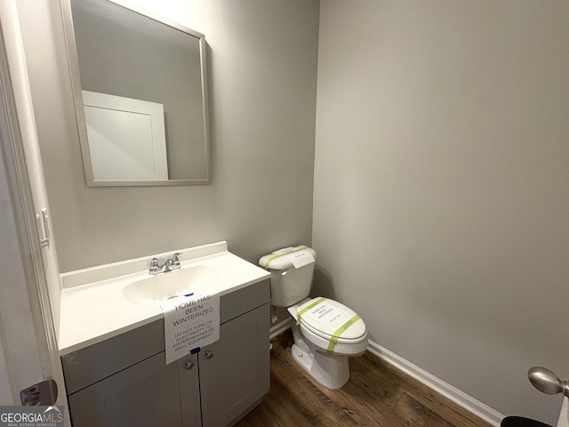 248 Webster Lake Dr, Temple, GA 30179 - bathroom featuring wood finished floors and vanity