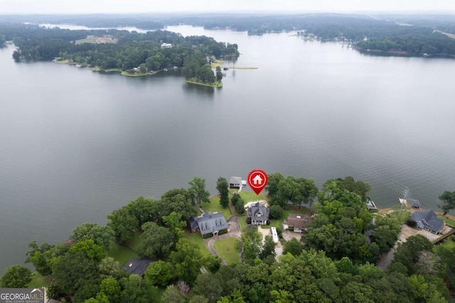 202 Jackson Rd SE, Milledgeville, GA 31061 - drone / aerial view of a large body of water