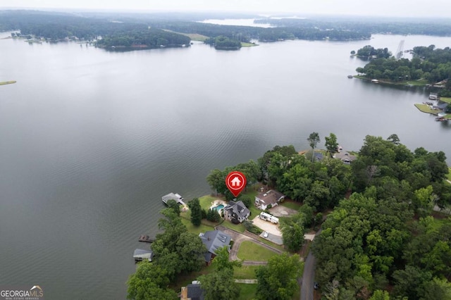 202 Jackson Rd SE, Milledgeville, GA 31061 - aerial view of property and surrounding area with a nearby body of water
