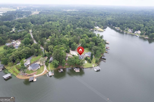 202 Jackson Rd SE, Milledgeville, GA 31061 - bird's eye view of a nearby body of water