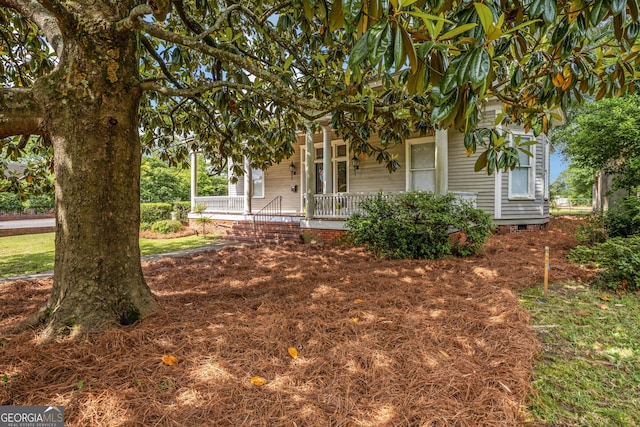 124 Hines Ter, Macon, GA 31204 - view of front of house with a porch