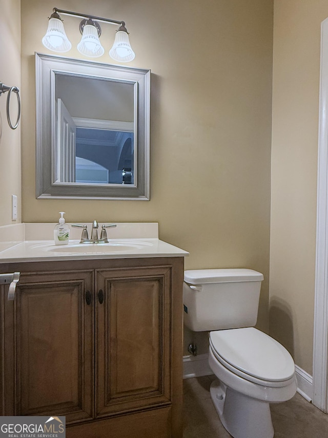 152 Huron Loop, Brunswick, GA 31523 - bathroom with vanity and tile patterned floors