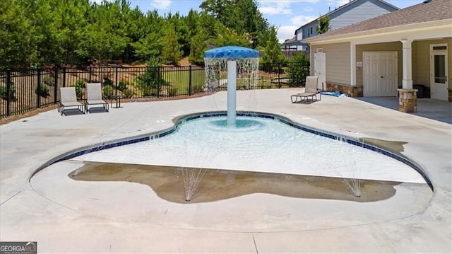 349 Garnet Dr, Acworth, GA 30101 - community pool with a patio