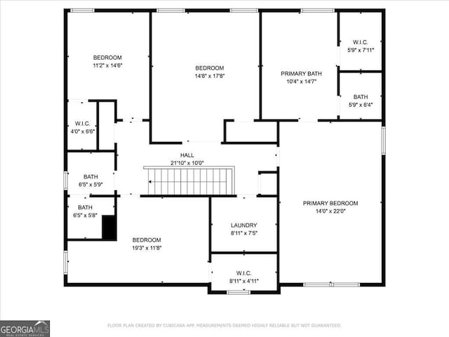 349 Garnet Dr, Acworth, GA 30101 - view of floor plan / room layout