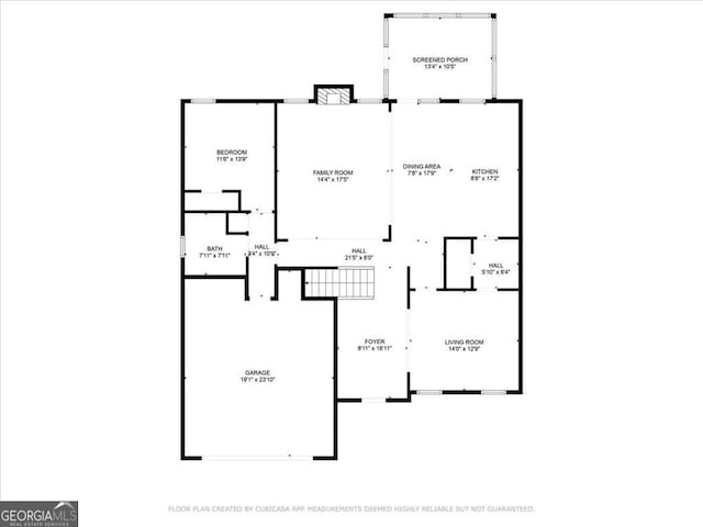 349 Garnet Dr, Acworth, GA 30101 - view of home floor plan