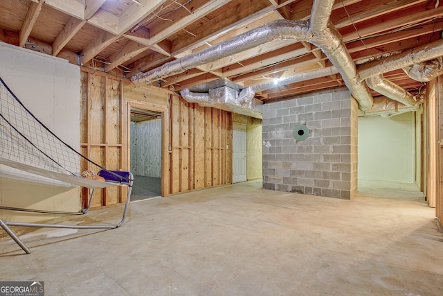 351 Weldon Rd, Palmetto, GA 30268 - view of unfinished basement