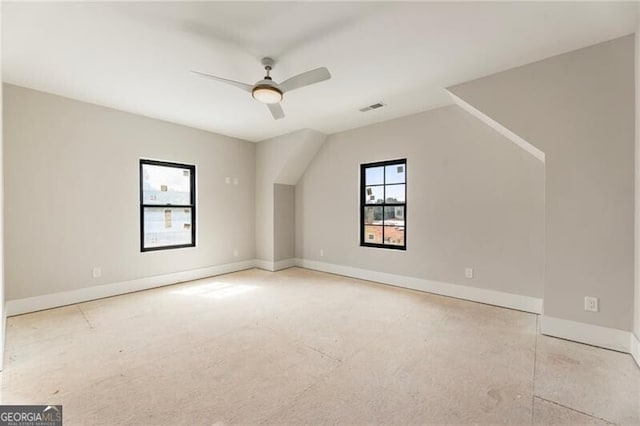 15792 Thompson Rd, Milton, GA 30004 - additional living space featuring ceiling fan and baseboards