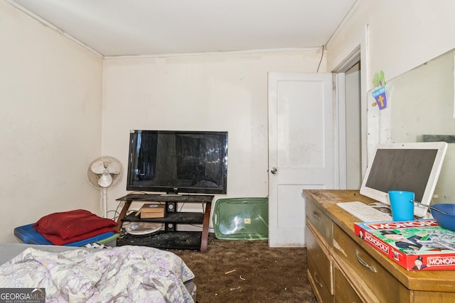 1494 Jeffersonville Rd, Macon, GA 31217 - bedroom featuring dark carpet