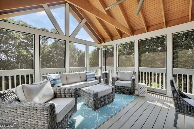 106 Big Cotton Trl, Mcdonough, GA 30252 - sunroom featuring an outdoor hangout area