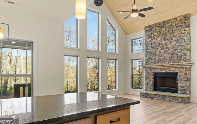0 Nocona Trl, Ellijay, GA 30536 - unfurnished sunroom with lofted ceiling
