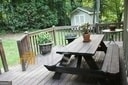 2576 Old Holton Rd, Macon, GA 31204 - deck featuring outdoor dining area and an outbuilding