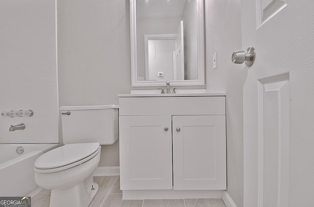 85 Holly Springs Rd, Sharpsburg, GA 30277 - bathroom with vanity and shower / bathtub combination