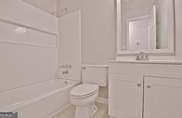 85 Holly Springs Rd, Sharpsburg, GA 30277 - bathroom featuring vanity and shower / washtub combination