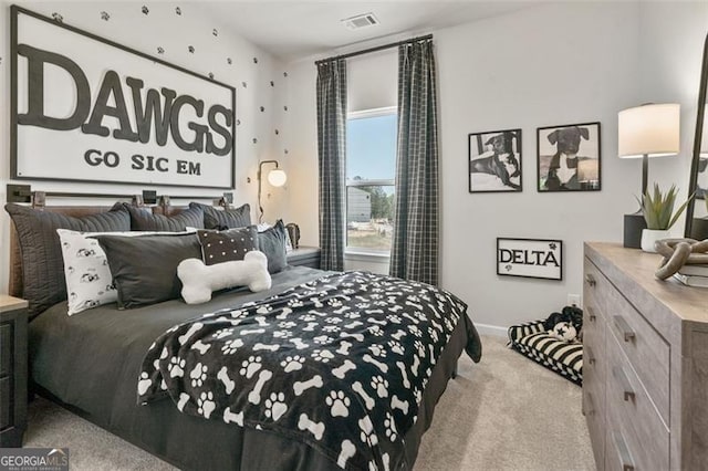402 Nix Ln, Lawrenceville, GA 30046 - carpeted bedroom with baseboards