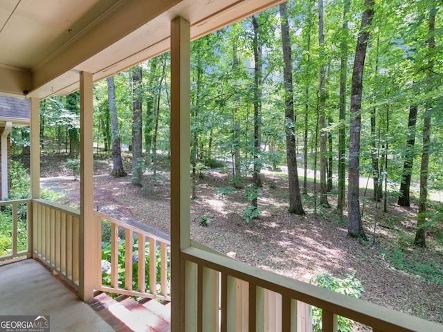 25 Ridgeview Dr, Jonesboro, GA 30236 - view of wooden porch