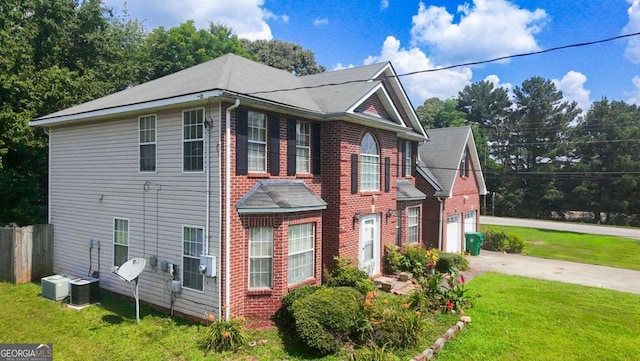 1455 Duren Farms Dr, Lithonia, GA 30058 - view of front of property with driveway, a garage, and brick siding