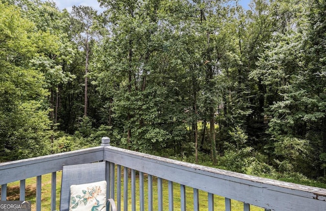 3514 Blackberry, Conyers, GA 30094 - balcony with a forest view