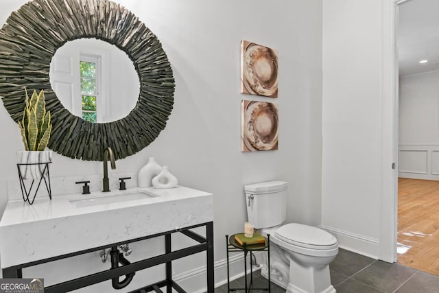 1230 Lake Club Dr, Greensboro, GA 30642 - bathroom with vanity and tile patterned flooring