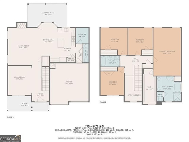 219 Sleepy Way, Canton, GA 30114 - view of home floor plan