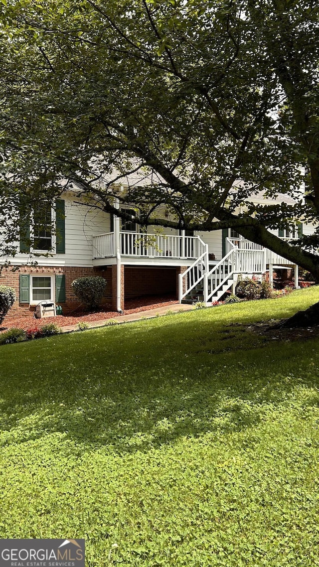 5904 Clairmont Way, Powder Springs, GA 30127 - view of side of home featuring a yard