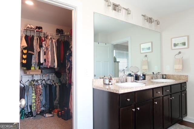 11096 Cornerstone Way, Hampton, GA 30228 - bathroom featuring double vanity