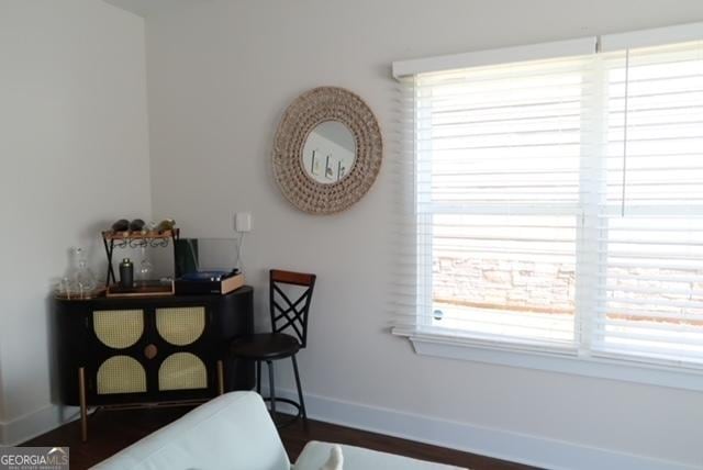 11096 Cornerstone Way, Hampton, GA 30228 - living area featuring baseboards and wood finished floors