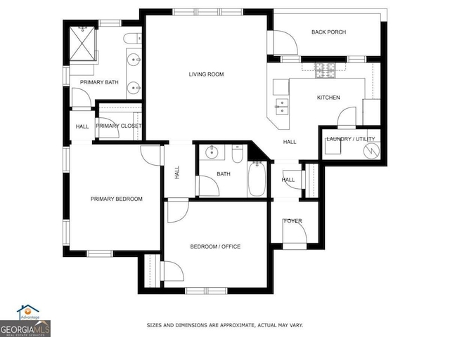1903 Anjaco Rd NW Unit 5, Atlanta, GA 30309 - view of room layout