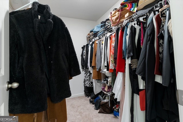 161 Swindon Dr, Mcdonough, GA 30253 - walk in closet featuring carpet floors