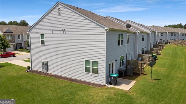 161 Swindon Dr, Mcdonough, GA 30253 - view of side of home featuring a residential view and a patio area