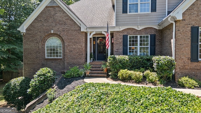 3095 Chattahoochee Trce, Gainesville, GA 30506 - view of front of home with brick siding and a shingled roof