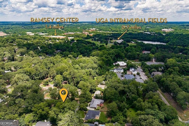 175 Pinecrest Ct, Athens, GA 30605 - aerial view of a forest