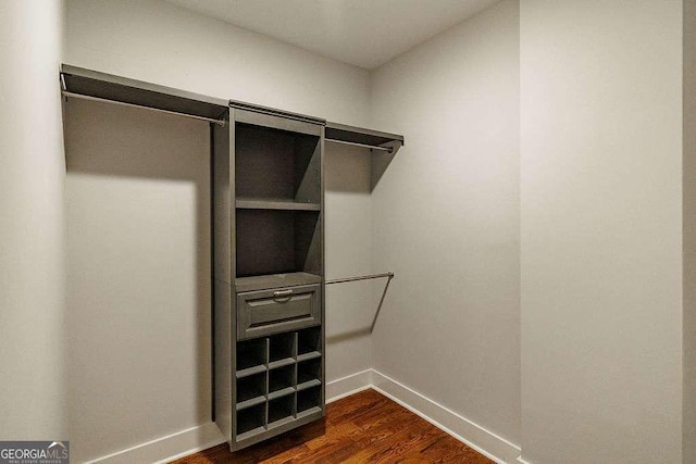 175 Pinecrest Ct, Athens, GA 30605 - walk in closet with dark wood-style floors