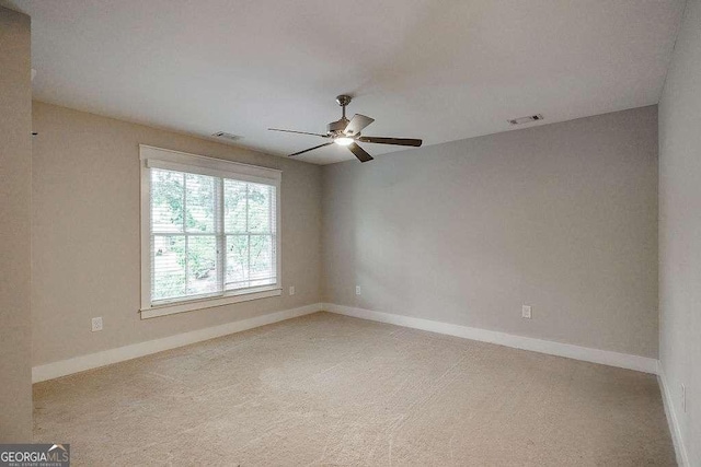 175 Pinecrest Ct, Athens, GA 30605 - unfurnished room with light carpet and a ceiling fan