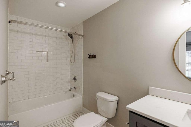 175 Pinecrest Ct, Athens, GA 30605 - full bathroom featuring vanity,  shower combination, and tile patterned floors