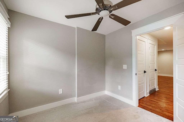 175 Pinecrest Ct, Athens, GA 30605 - empty room with ceiling fan and carpet