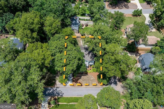 175 Pinecrest Ct, Athens, GA 30605 - aerial view of property's location featuring property parcel outlined