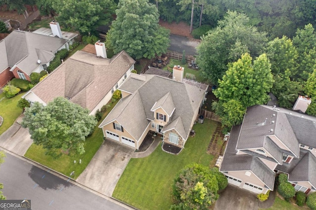 1825 Millstone Ct, Alpharetta, GA 30004 - view from above of property