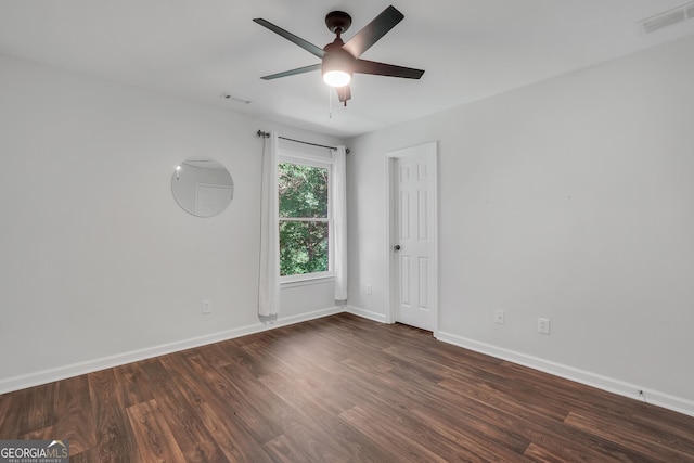 100 Castlebrook Chase, Tyrone, GA 30290 - spare room featuring wood finished floors and a ceiling fan