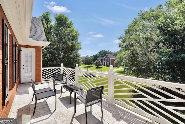 100 Castlebrook Chase, Tyrone, GA 30290 - deck featuring a yard