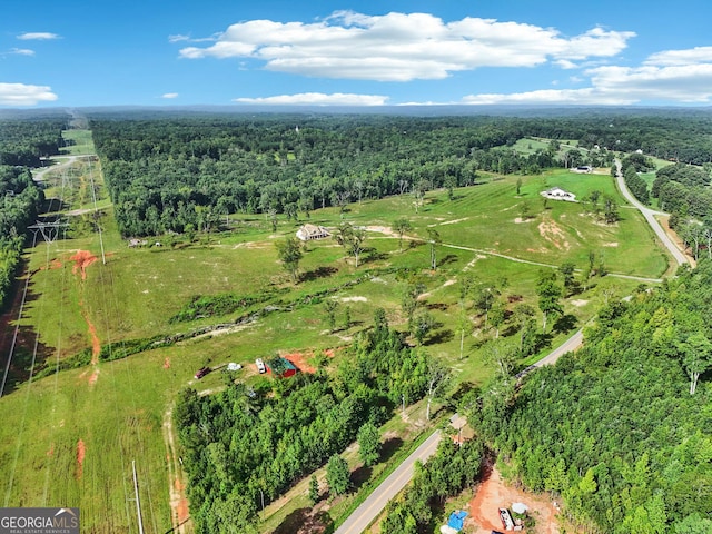 357 Old Driver Rd, Whitesburg, GA 30185 - drone / aerial view of a heavily wooded area