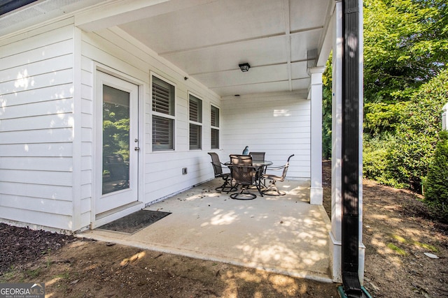 111 Point View Dr, Canton, GA 30114 - view of patio / terrace featuring outdoor dining area